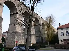 Remains of the Roman aqueduct from Gorze to Metz.