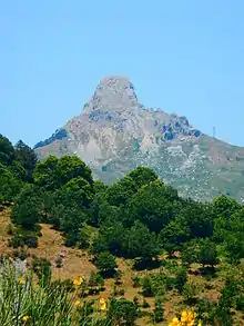 The Mountain seen from the high Patrì river