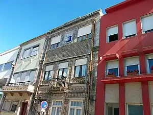 Two types of Azulejo façade and a top panel