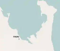 Location of Fagalفغال