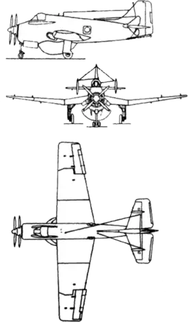 Fairey Gannet AEW.3 drawing