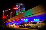 The Faisal Avenue Interchange in Blue Area. The Centaurus is visible in the Background.