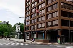 Faith and Liberty Discovery Center in May 2021, taken from across the street