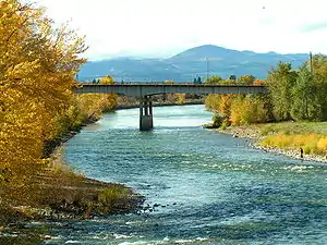 Image 10Clark Fork River, Missoula, in autumn (from Montana)