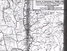 sketch map shows all the towns, roads and main geographic features