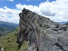 Rock outcrop in Sutatausa