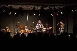 Farmers Market in concert in Mo i Rana, Nordland, Norway. (2008; photo: Stig Aron Kamonen)