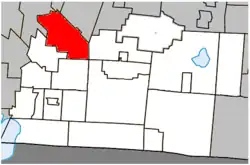 Location within Brome-Missisquoi RCM.