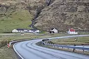 Main road No.11 passing Vatnsoyrar