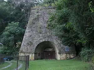 The Farrandsville Furnace in 2012