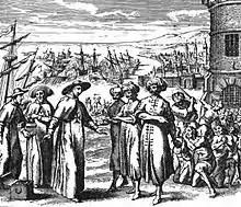 Image 78The work of the Mercedarians was in ransoming Christian slaves held in Muslim hands, Histoire de Barbarie et de ses Corsaires, 1637 (from Barbary pirates)