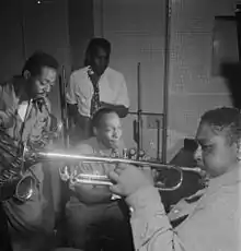 Charlie Rouse, Ernie Henry, Tadd Dameron and Fats Navarro.
