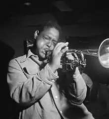 Fats Navarro, c. 1947. Photo by William P. Gottlieb.