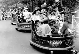 Luna Park, Coney Island was the first of dozens of Luna Parks. It burnt down in 1944.