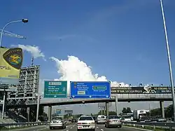 The Petaling Jaya stretch of the Federal Highway leading towards Kuala Lumpur.