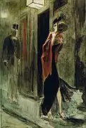 The Human Parody (1878–1881) watercolor, pastel, chalk (22.5 x 15 cm)