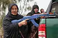 Female police officers in training, Khost Province, 2013