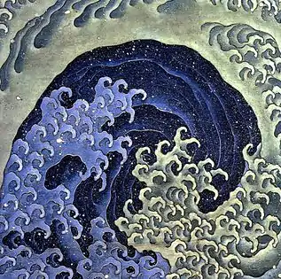 Feminine Wave, painted while living in Obuse, 1845