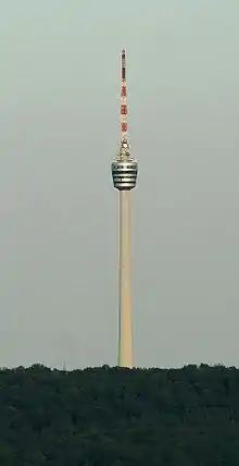 Fernsehturm of Stuttgart was in the SDR-logo