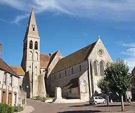 The church in Ferrières-en-Gâtinais