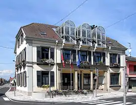 The town hall in Fessenheim