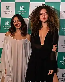 Ana (left) and Vitória (right) in October 2018