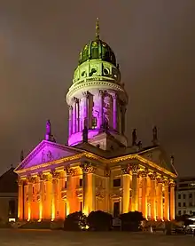 Cathedral during Festival of Lights