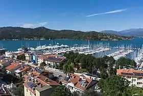 View of the Fethiye coast