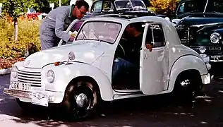 Fiat 500 C convertible saloon 1954