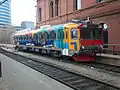 Fiat Y1R DMU on Nueva Terminal de Pasajeros de AFE, Montevideo, Uruguay.