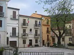 Town hall and church square