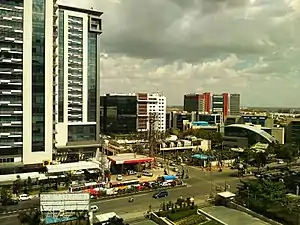 view from ICICI Bank towers