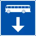 Bus lane (1972–1994)