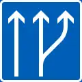 Information on traffic lanes