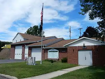 Fire Co. and War Memorial in Marlin, Pennsylvania