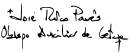 José Rico Pavés's signature