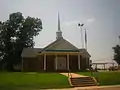 First Baptist Church at 1822 Highway 605 in Newellton (2008 photo); then pastor Dennis Campbell