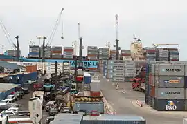 Cargo facility in Luanda.