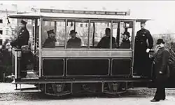 Image 10Lichterfelde tram, 1882 (from Rail transport)