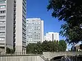 Residential tower blocks on Fischerinsel, 2009