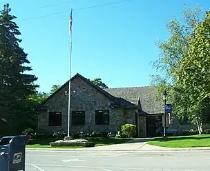 The town center building