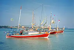 Image 83Fishing boats in the main harbour Karimunjawa (from Tourism in Indonesia)