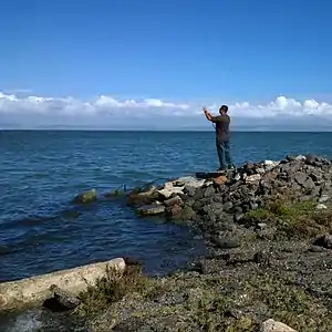 Fisherman at Coyote Point