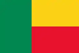 Flag of Benin (tribar)