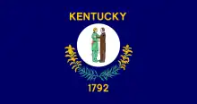 Flag of Kentucky(March 26, 1918–1963)