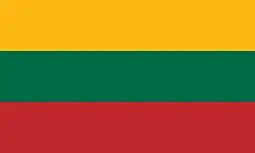 Image 77Yellow, green, and red horizontally shape the flag of Lithuania (from Culture of Lithuania)