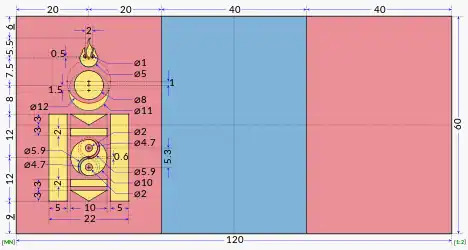 flag construction sheet