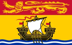 Flag of New Brunswick (a galley)