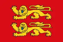 Flag of Normandy (two lions)