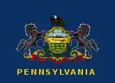 2004 Proposal, interpreted to mean "Pennsylvania" is written below the Coat of Arms